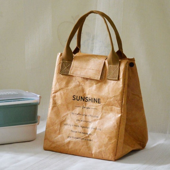 Lunch Bag Dupont Paper Lunch Box Tote Bag Insulat… - image 1