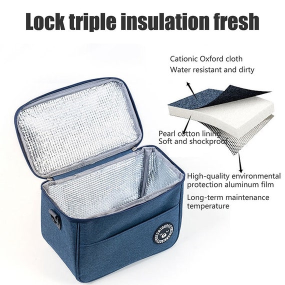 Lunch Bag Thermal Insulated Lunch Box Tote Cooler… - image 10