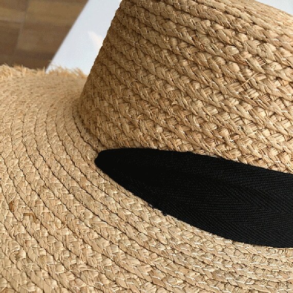 Straw Women Wide Brim Summer Protection Beach Hat… - image 7