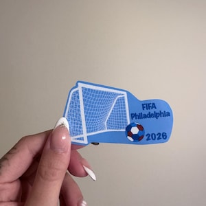 FIFA World Cup Soccer Philadelphia Sticker | Glossy Vinyl Decal | Soccer Fan Gift