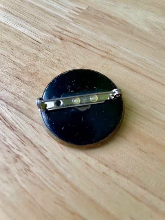 springtime pin, bird pin, brass pin, button pin, … - image 2