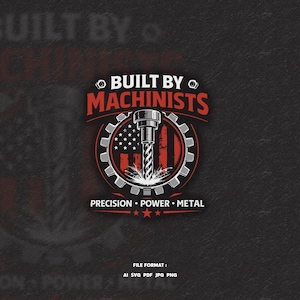 Projeto de usinagem CNC em metal – Gráfico de usinagem de precisão – Arquivo de impressão da bandeira dos EUA para furadeira de engrenagem industrial (SVG)