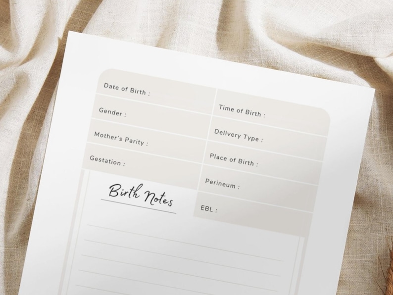 Student Midwife Planner Printable PDF | Midwifery Study Planner ...