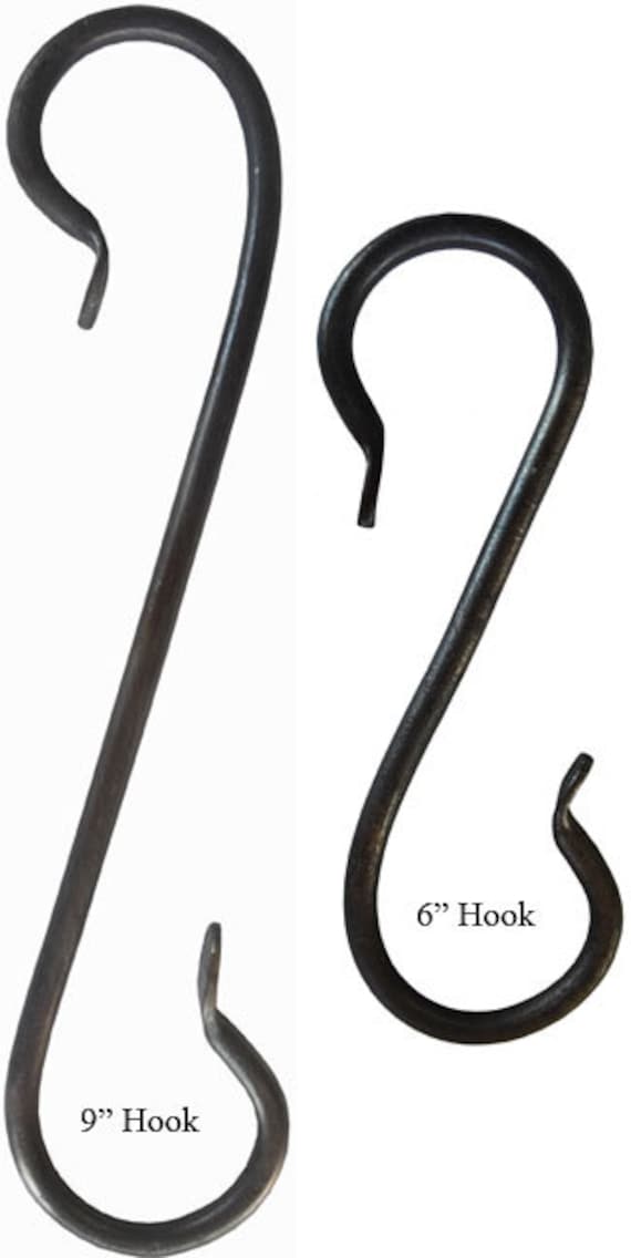 Hand Forged Wrought Iron S Hooks 