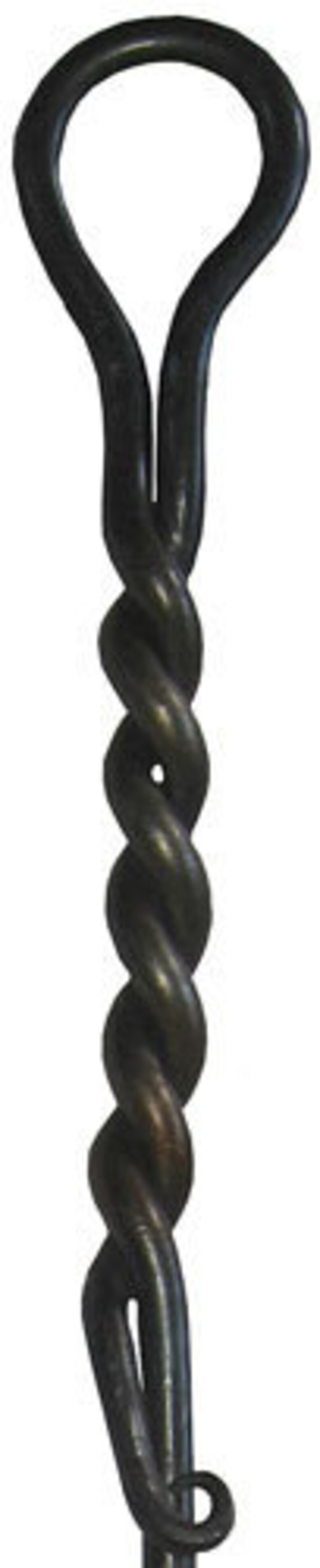 Hand Fireplace Poker with large handle twist. Etsy