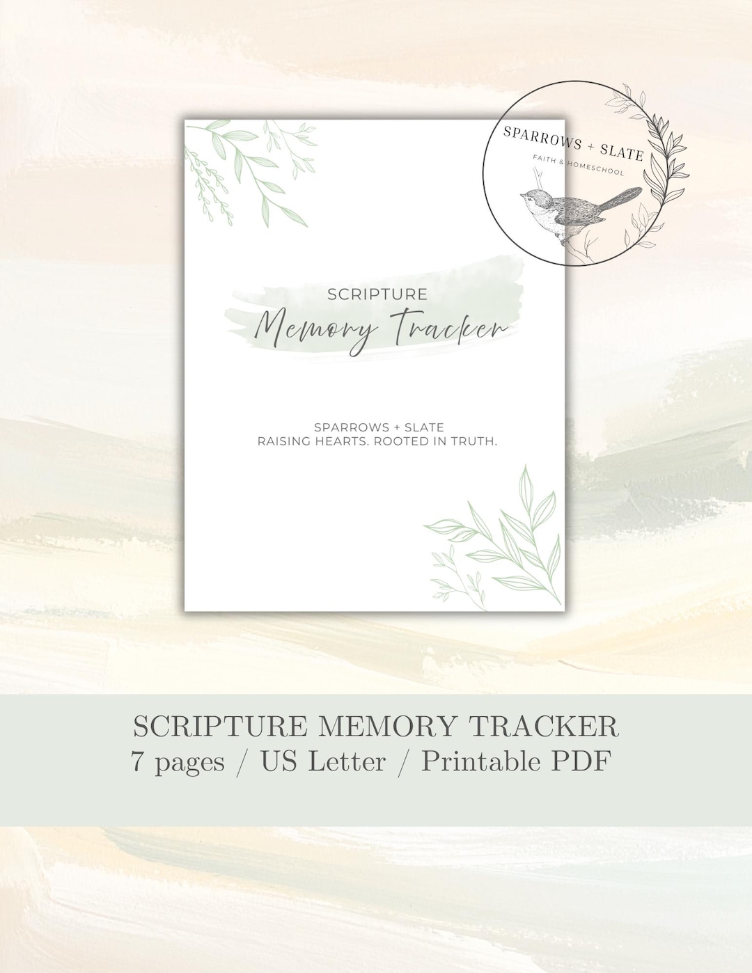 Scripture Memory Tracker Printable | Bible Verse Memory Planner ...