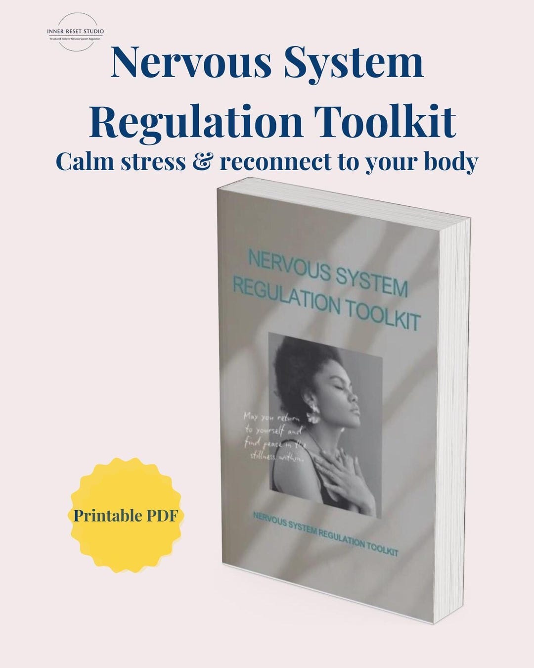 Nervous System Regulation Toolkit, Anxiety Relief Workbook, Printable ...