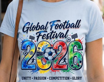 WM 2026 PNG, Fußball Fußball Shirt Design, Fußball Sublimation PNG, Sport Fan Grafik, Spieltag Fußball Clipart Download