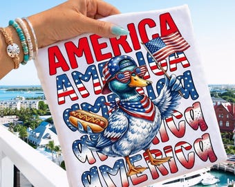 Cottagecore Floral USA Gans PNG, Gänsegeschenke png, 4. Juli PNG, Unabhängigkeitstag Sublimation, Gänsegansente, Gänsenamengeschenk, Gans