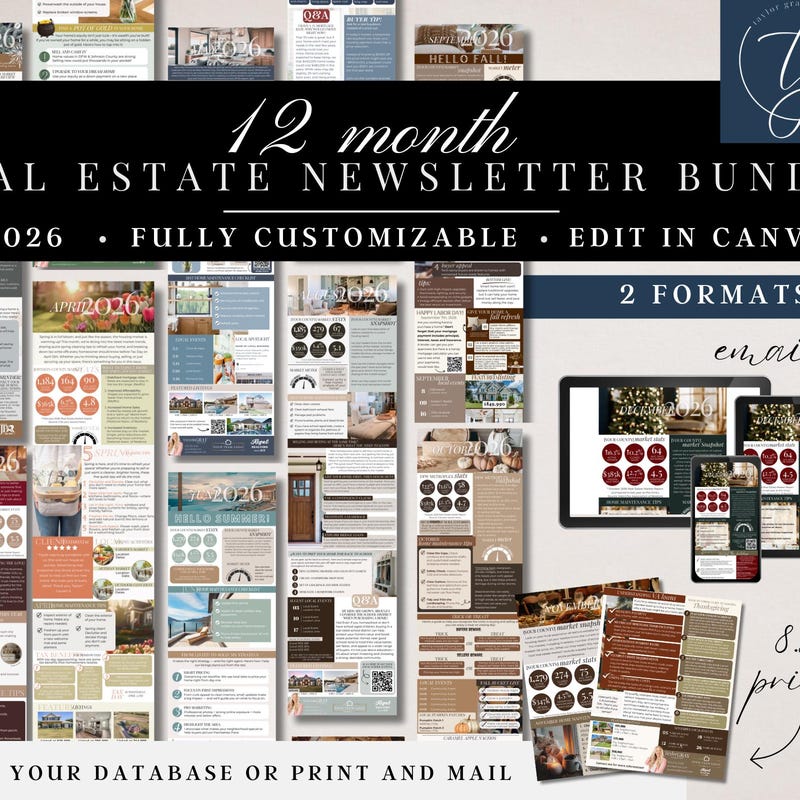 1 Page Newsletter - Etsy