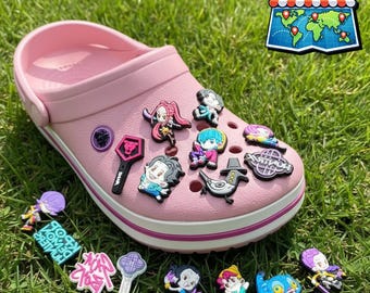 K-Pop Demon Hunters Inspired Croc Charms Set 13-100 PC