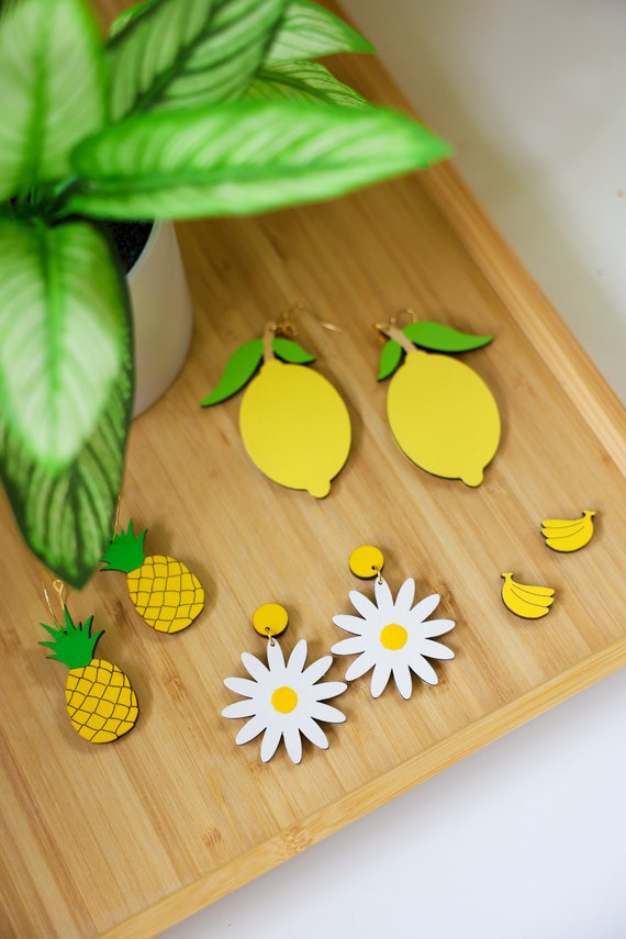 Banana Stud Earrings Etsy Australia