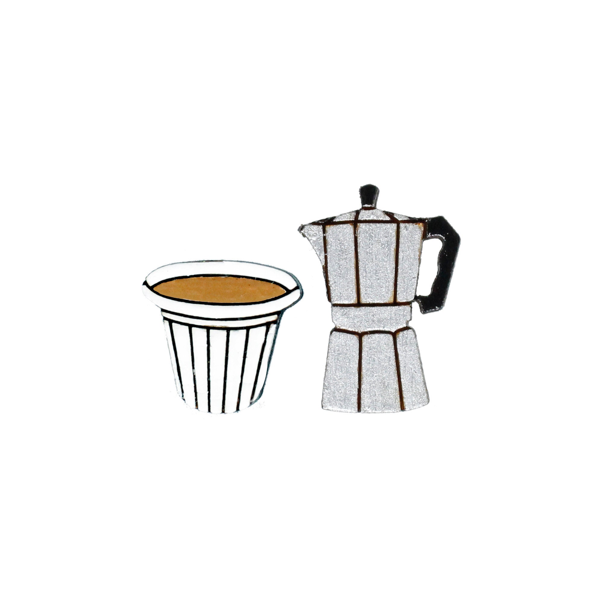Cuban Coffee Starter Kit, Cafecito 6 Cups Moka Pot Set, Cafetera Cubana  Stovetop Espresso Maker Set