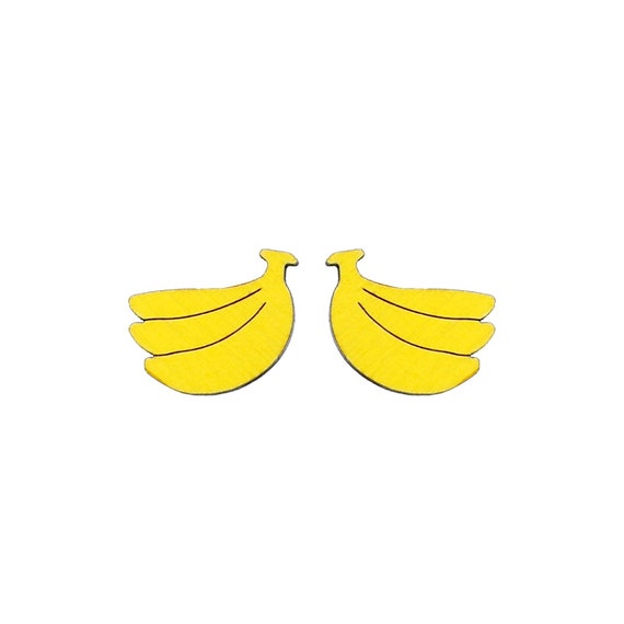 Banana Stud Earrings Etsy Australia