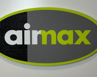 Air Max 95 Neon 110 3D-väggkonstskylt Man Cave Display