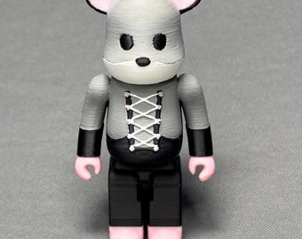 Nike Air Max 95 Pink Foam Inspired Bearbrick Collectible Figure 110  (100mm) *Air Max 110 Neon*