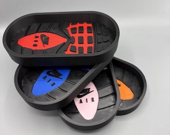 Vassoio ispirato al neon Air Max 95 (110) / Tutte le colorazioni originali / Vassoio raccogli-scarpe stampato in 3D / Organizer da scrivania per scarpe da ginnastica