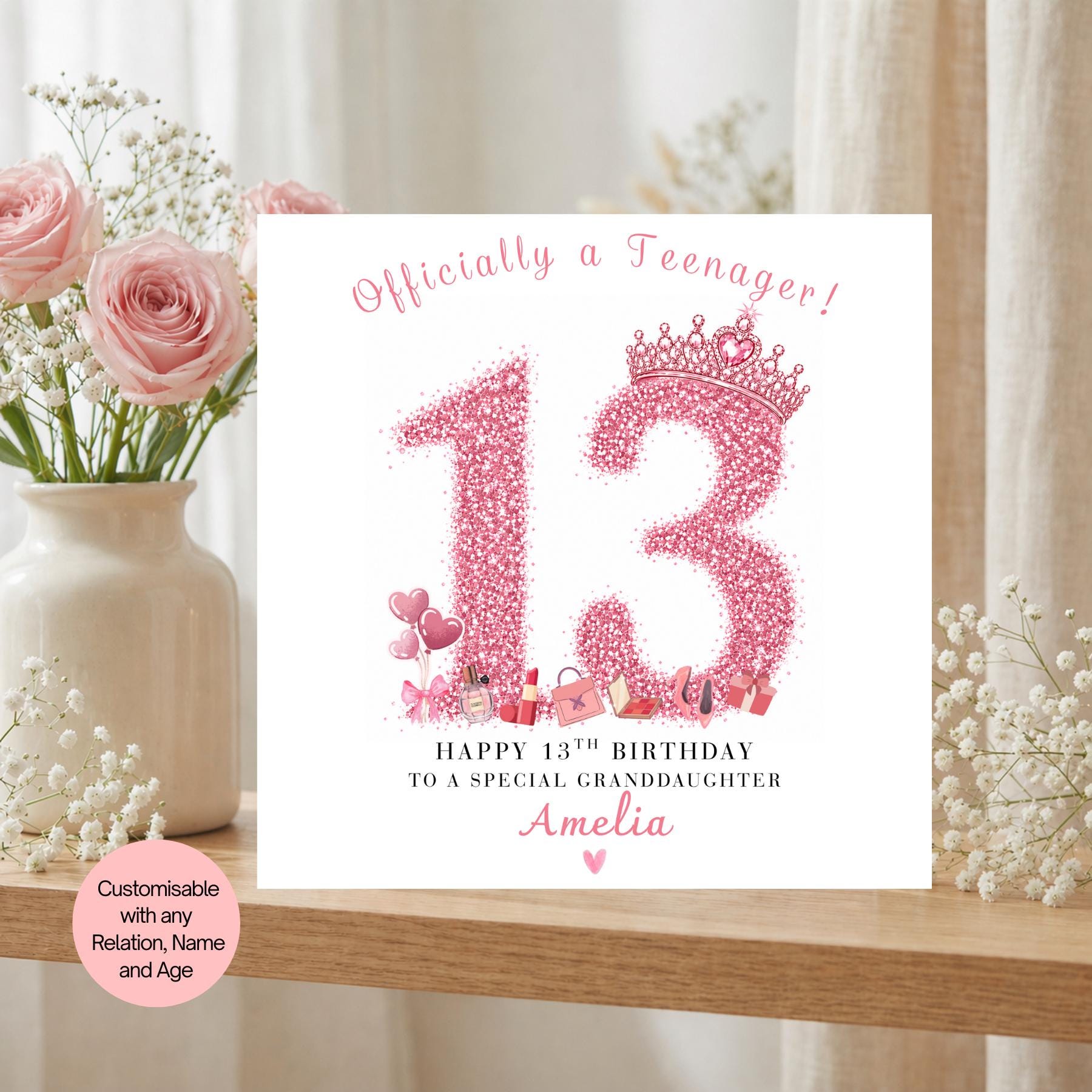 13歳の誕生日カード - Etsy 日本