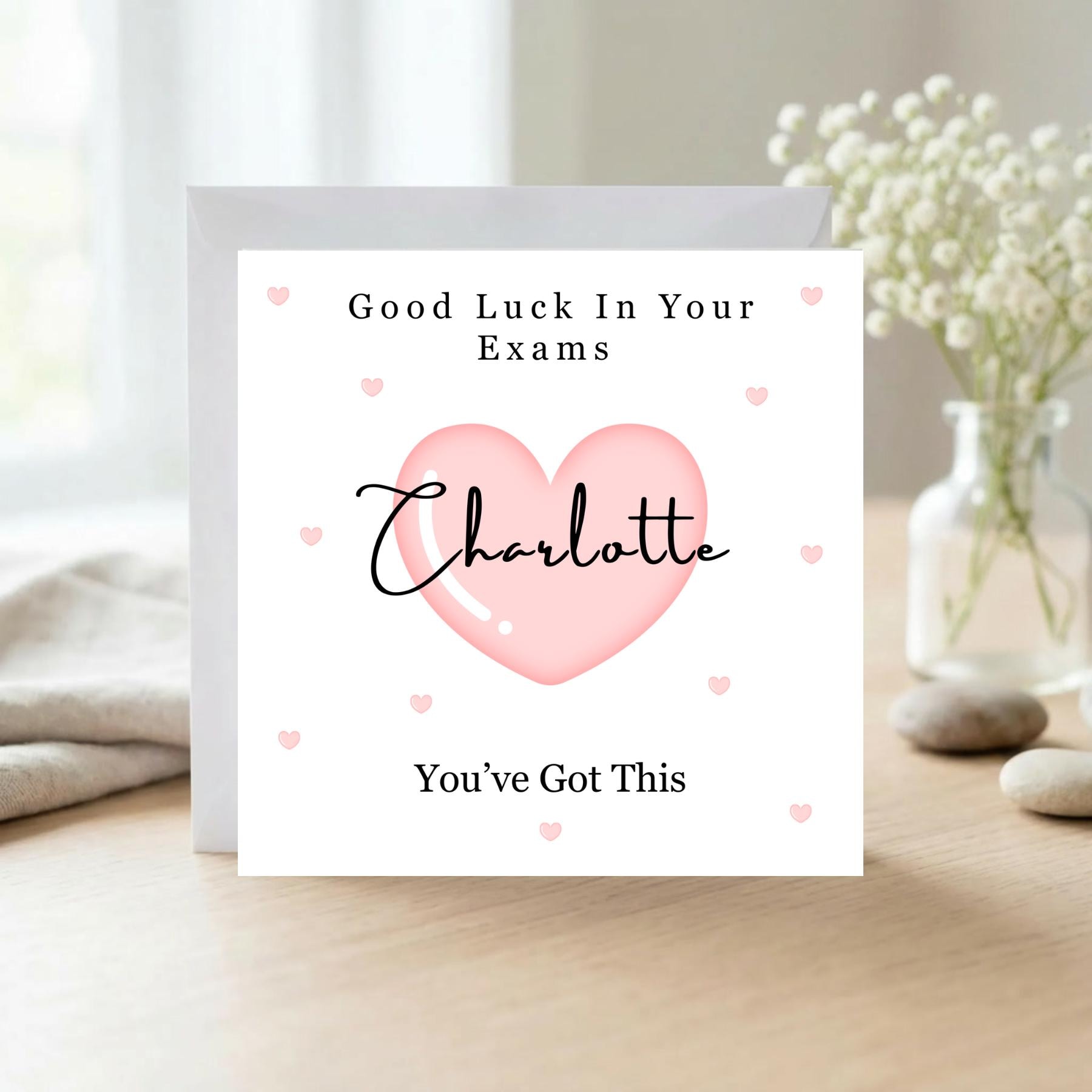 Personalised Good Luck Exams Card Boy – GCSE, A Levels, You've Got This ...