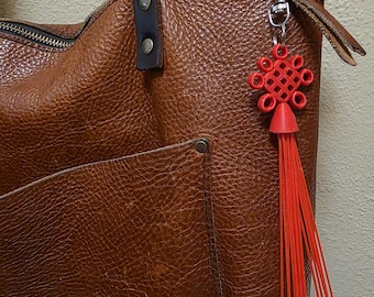 Norigae Keychain: Good Fortune Tassel Accessory for Bags