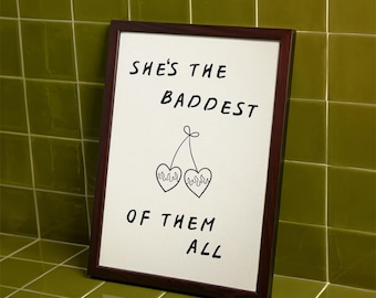 Interplanetarischer Verbrecher Baddest von ihnen allen Digitaldruck