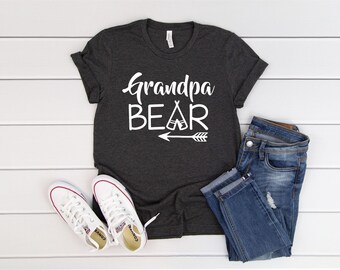 Camiseta de oso del abuelo - Camiseta de abuelo - Camiseta de nuevo papá - Regalo del Día del Padre - Regalo para el abuelo - Camiseta de abuelo - Regalo para el futuro abuelo - El más querido