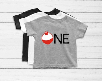 Fishing First Birthday Boy Shirt - First Birthday Fishing Theme Tshirt - Birthday Boy One First Birthday Tshirt - First Birthday Outfit Boy