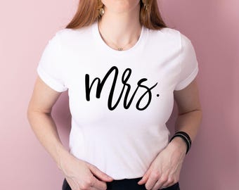 Camiseta de Sra. - Camiseta de Sra. - Futura novia - Regalo de compromiso - Camiseta de recién casados - Camiseta con ambiente de luna de miel - Camiseta de luna de miel - Camiseta de esposa