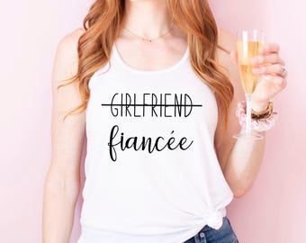 Camiseta de novia/prometida - Camiseta de futura señora - Regalo de compromiso - Camiseta de compromiso - Futura novia - Camiseta de despedida de soltera - Camiseta de futura señora