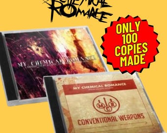 My Chemical Romance CD Bundle | Bullets + Conventional Weapons | MCR Rare Songs Bonus Disc | Emo Rock Collector Se (New Factory Sealed)