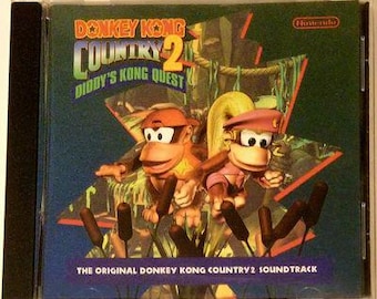 "Donkey Kong Country 2: Diddy's Kong ""Quest"" OST CD Replica Video Game Soundtrack"