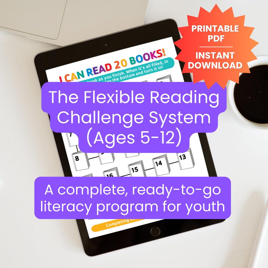 Flexible Reading Challenge System | Literacy Program for Kids Ages 5-12 ...
