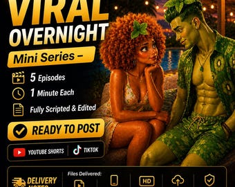 Viral Video Creation Service | 5 Episodes Mini Series| Ready To Post TikTok,YouTube |