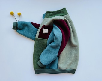 Pull Troyer pour enfant en laine bouillie, taille 122/128