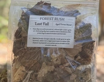 Aged Forest Blend Leaf Litter | Bioactive Terrarium, Isopod Habitat Substrate | Last Fall - Forest Rush