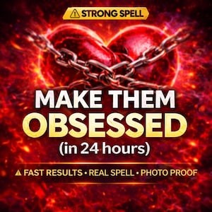 Obsession Love Spell – – Powerful Love Attraction Ritual – Think Of Me Spell – Fast Result Energy Work - spellsbyaurora