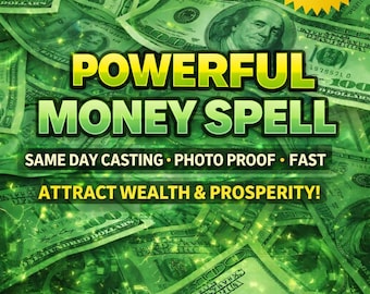 Välstånds- och överflödsritual – Pengaattraktionsbesvärjelse, Manifestation av finansiell energi, Välståndsenergiarbete