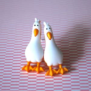 Seagull Earrings Finding Nemo Earrings, Seagull Studs, Finding Dory, Seagull, Mine mine mine image 1