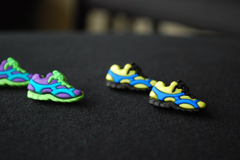 Runner Earrings Sneaker Earrings Sneaker Studs Athletic Etsy