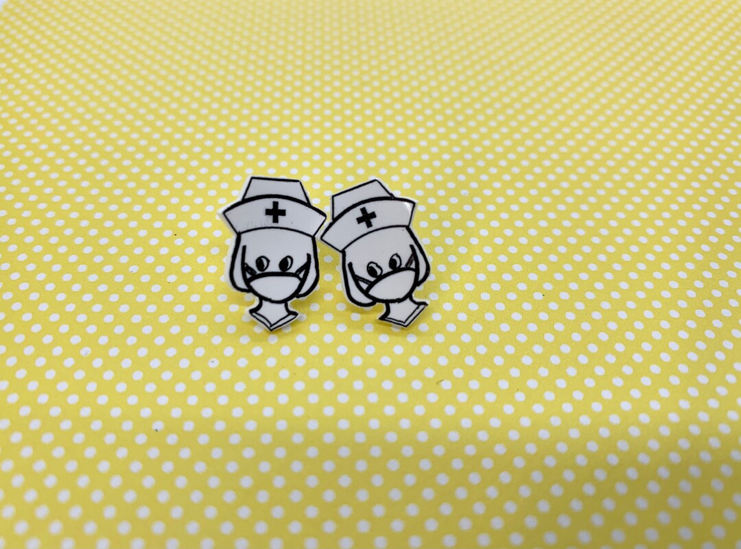 Nurse Earrings Nurse Studs Earrings for Nurses Nurse Etsy