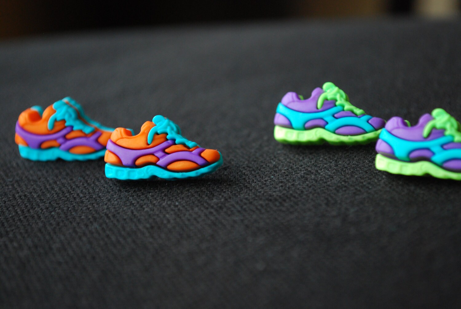 Runner Earrings Sneaker Earrings Sneaker Studs Athletic Etsy