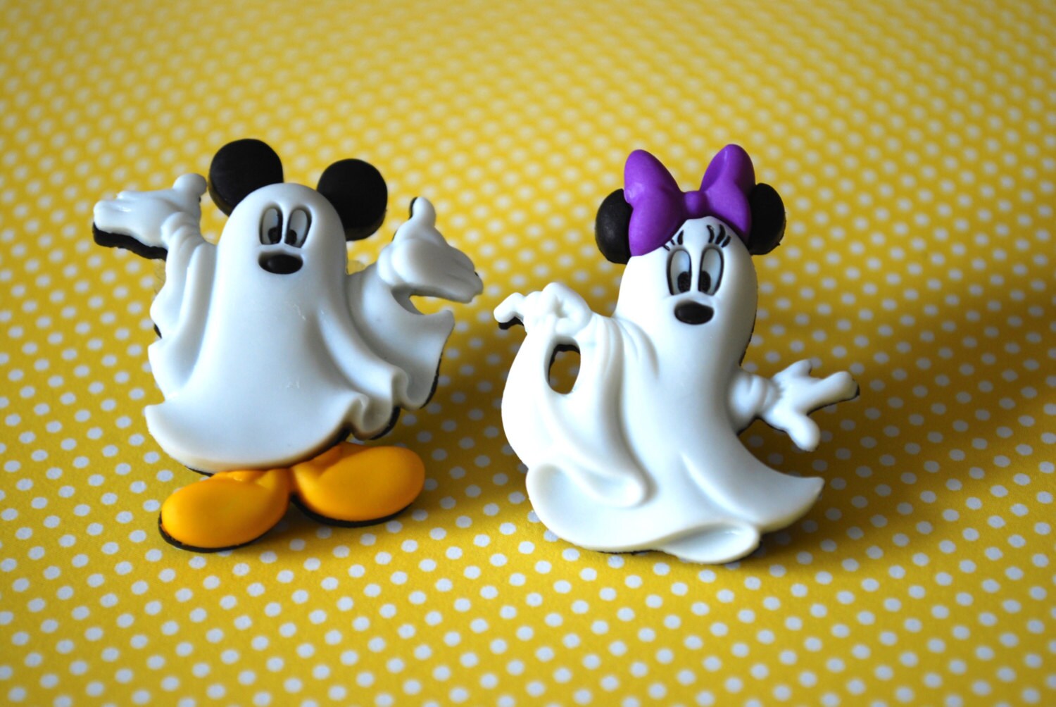 Halloween Mickey Mouse Ghost Earrings Mickey and Minnie Etsy