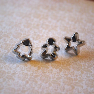 Cookie Cutter Earrings -- Cookie Cutter Studs, Pick your favorite cookie cutter!
