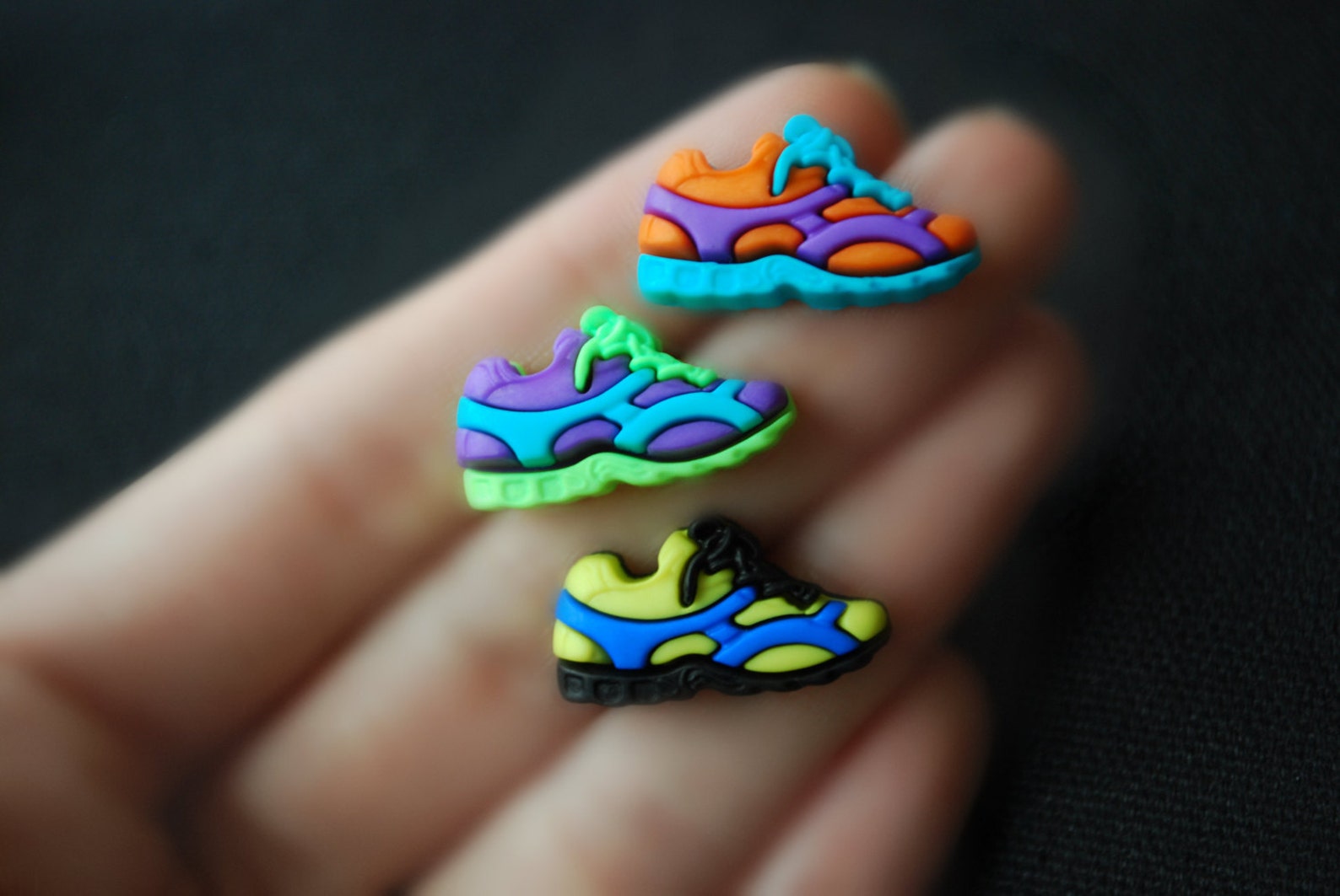 Runner Earrings Sneaker Earrings Sneaker Studs Athletic Etsy