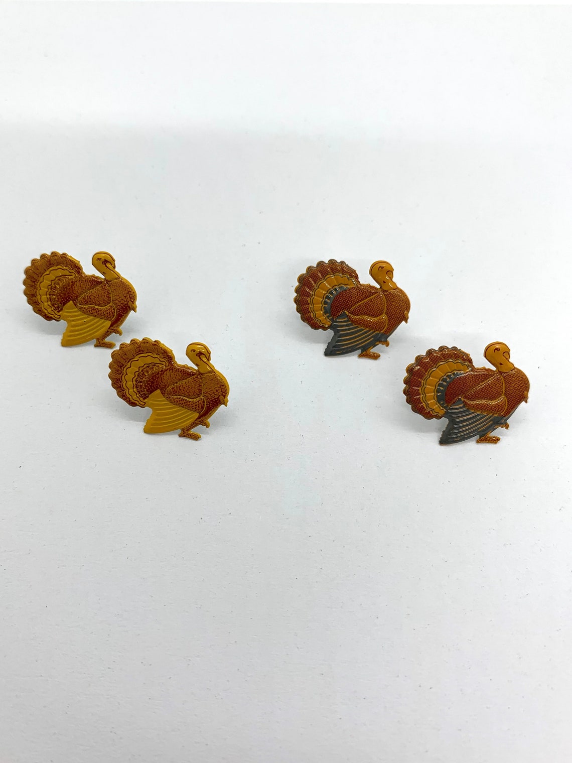 thanksgiving plate earrings