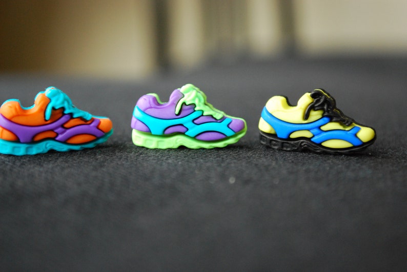 Runner Earrings Sneaker Earrings, Sneaker Studs, Athletic Shoes, Runner Studs, You choose the color image 4