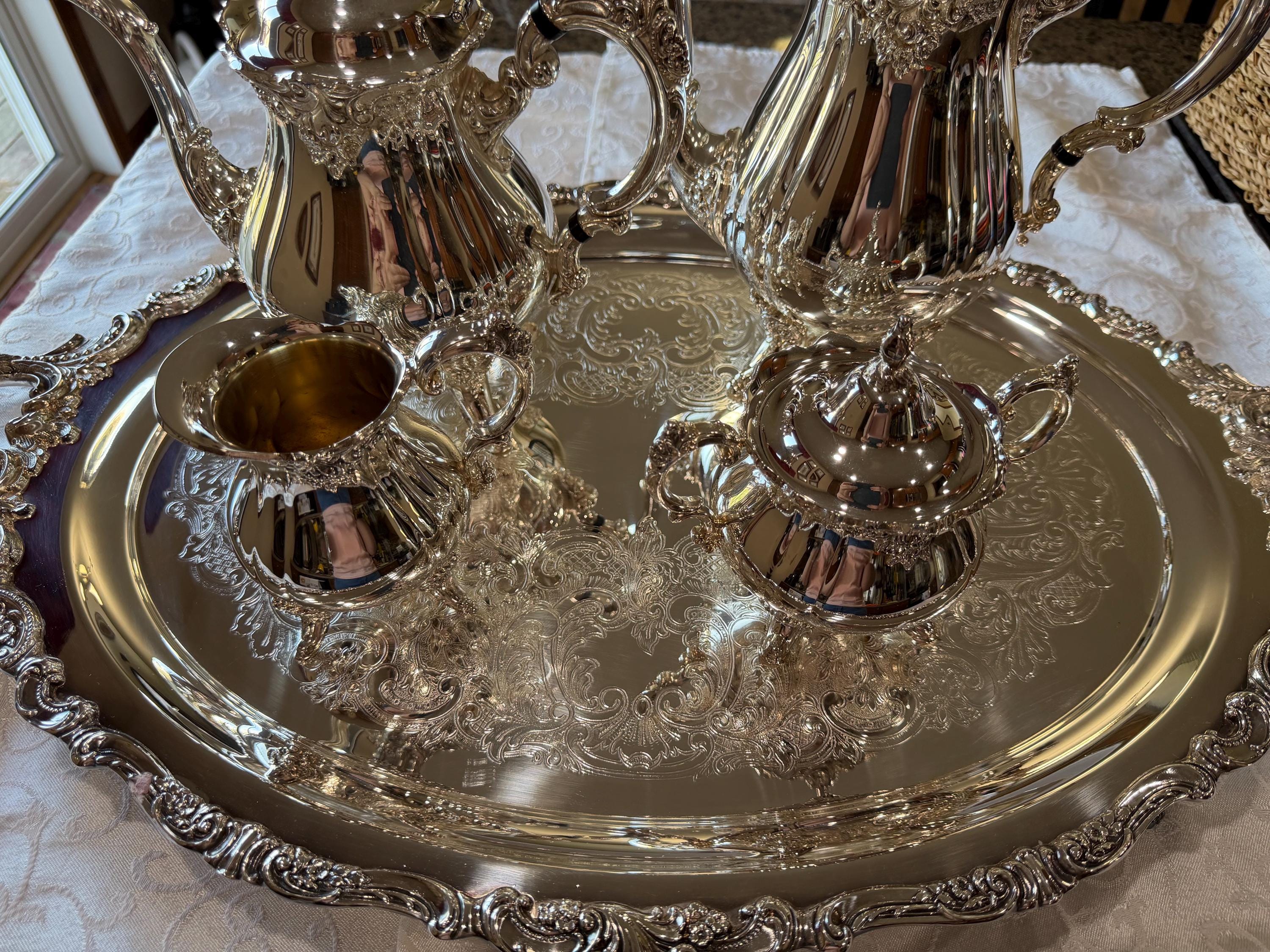 Baroque Wallace Tea Set - Etsy