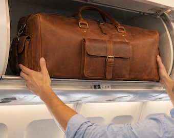 Torba podróżna ze skóry licowej, męska torba weekendowa na wyprzedaży, skórzana torba sportowa, prezent podróżny dla mężczyzny, rocznica, mąż, torba podróżna