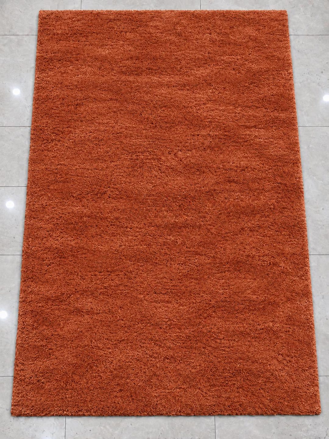 Handmade Wool Area Rug, Textured Solid Color Carpet, Modern Neutral Rug ...
