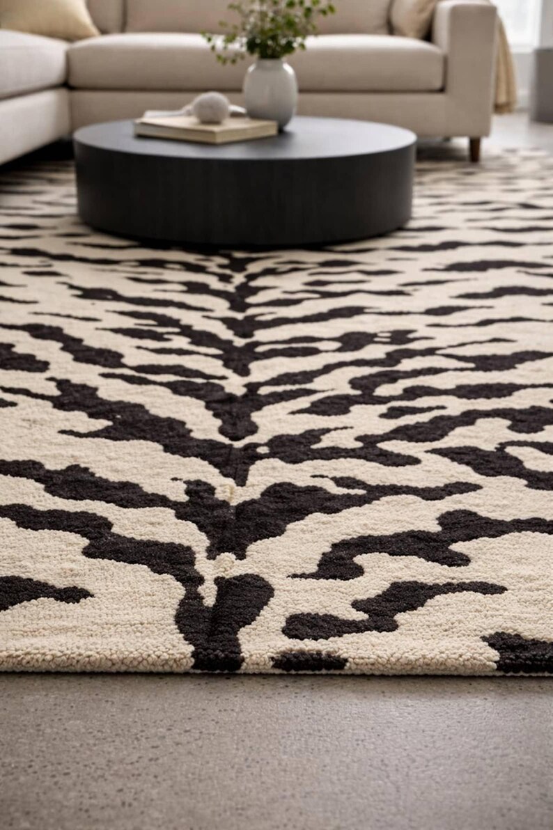 zebra print carpet luxury modern home